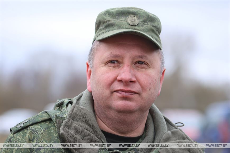 Командир 557-й инженерной бригады Олег Ивашко