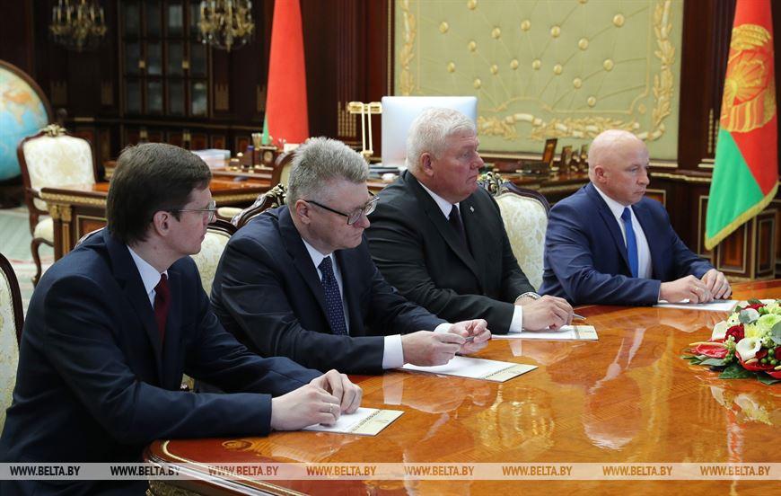 (Слева направо) Илья Лапуть, Андрей Молчан, Александр Ганевич, Андрей Седуков