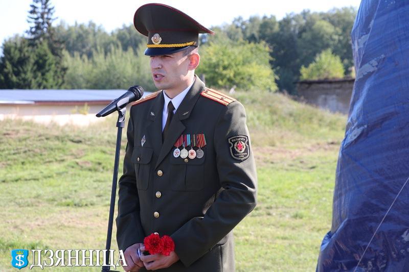 В Щучине торжественно открыли памятный знак летчикам, погибшим при исполнении служебного долга